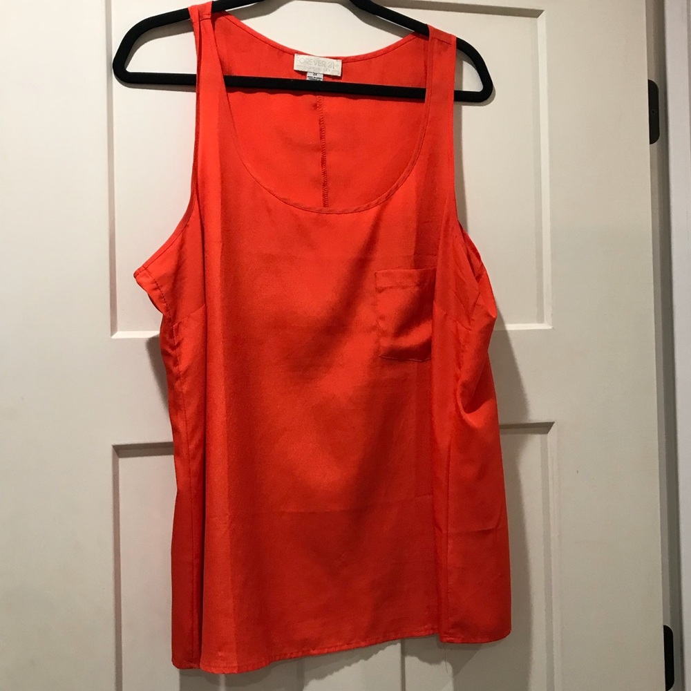 Orange blouse